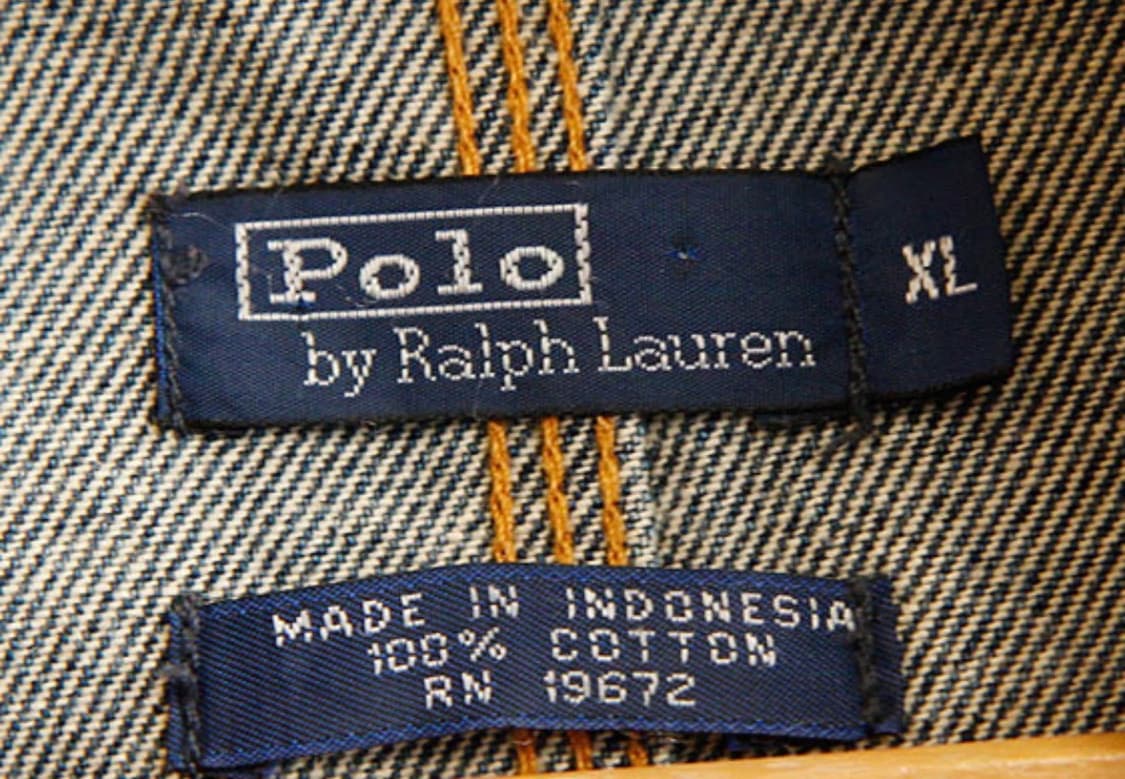 [XL] 90‘s 폴로 랄프로렌 덩가리 데님자켓 상품이미지4