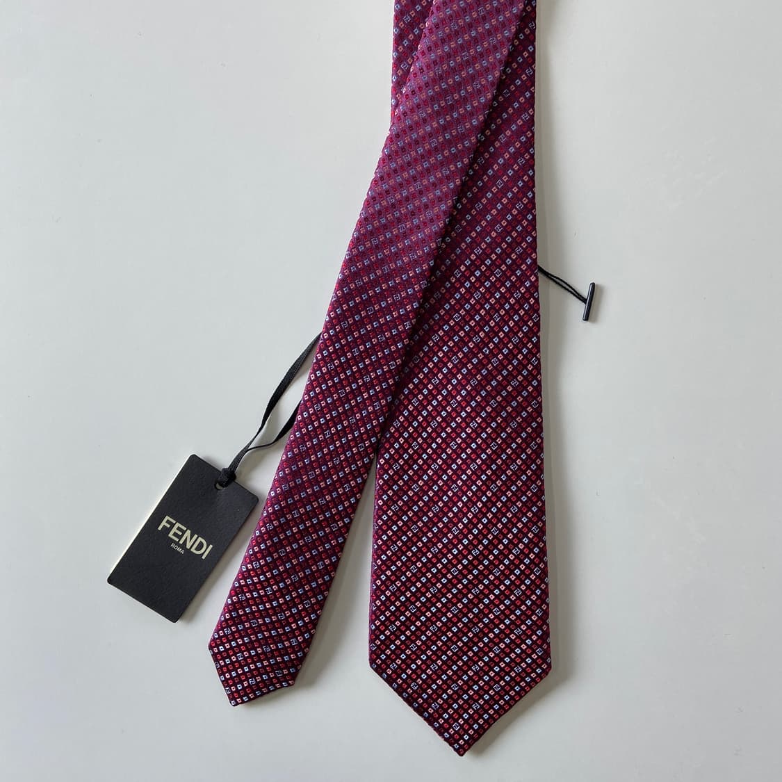 택달린 미사용품 신형 펜디(FENDI) 모노그램 명품 정품 넥타이 상품이미지1