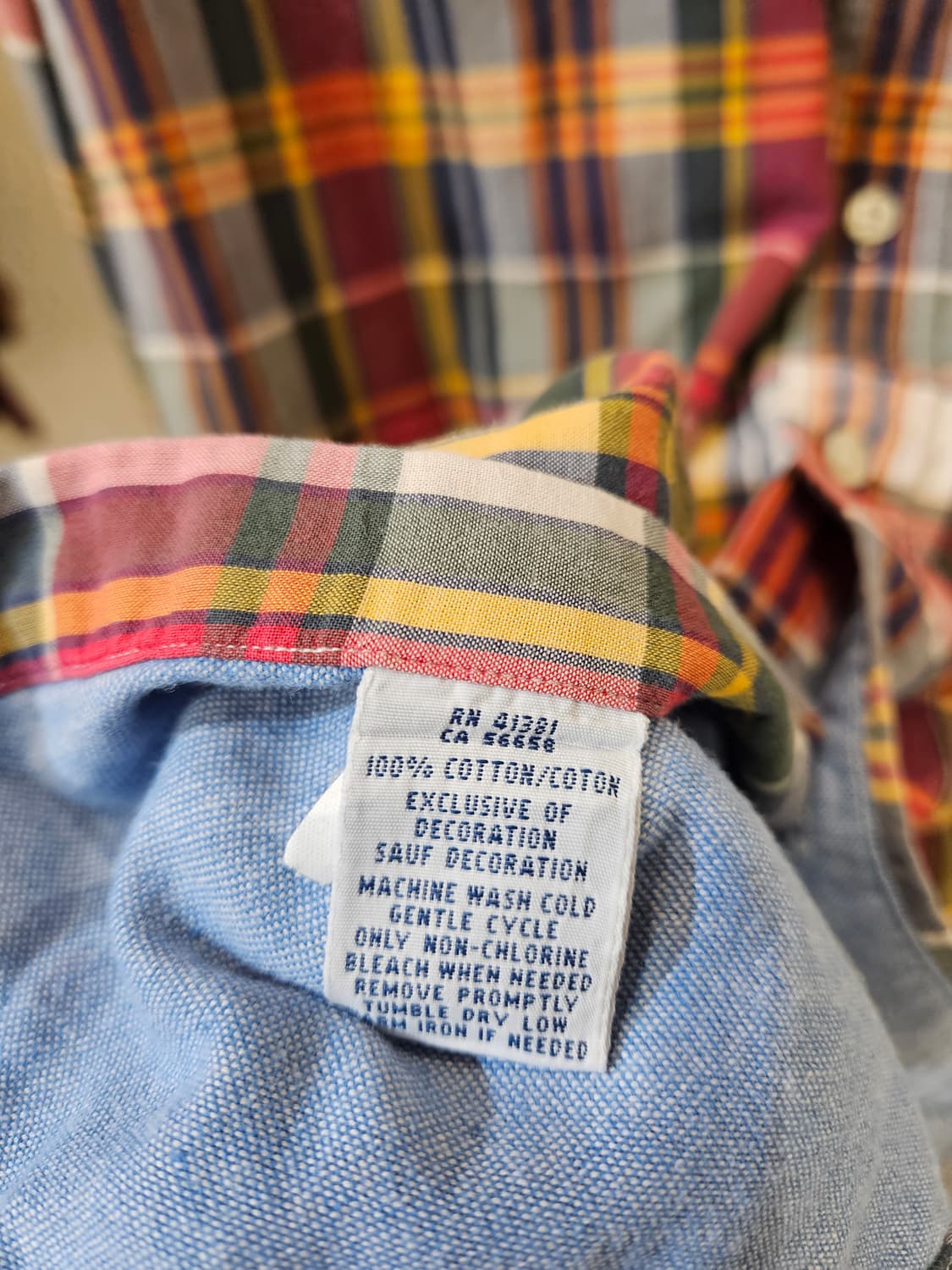 폴로랄프로렌 체크 셔츠 상품이미지6