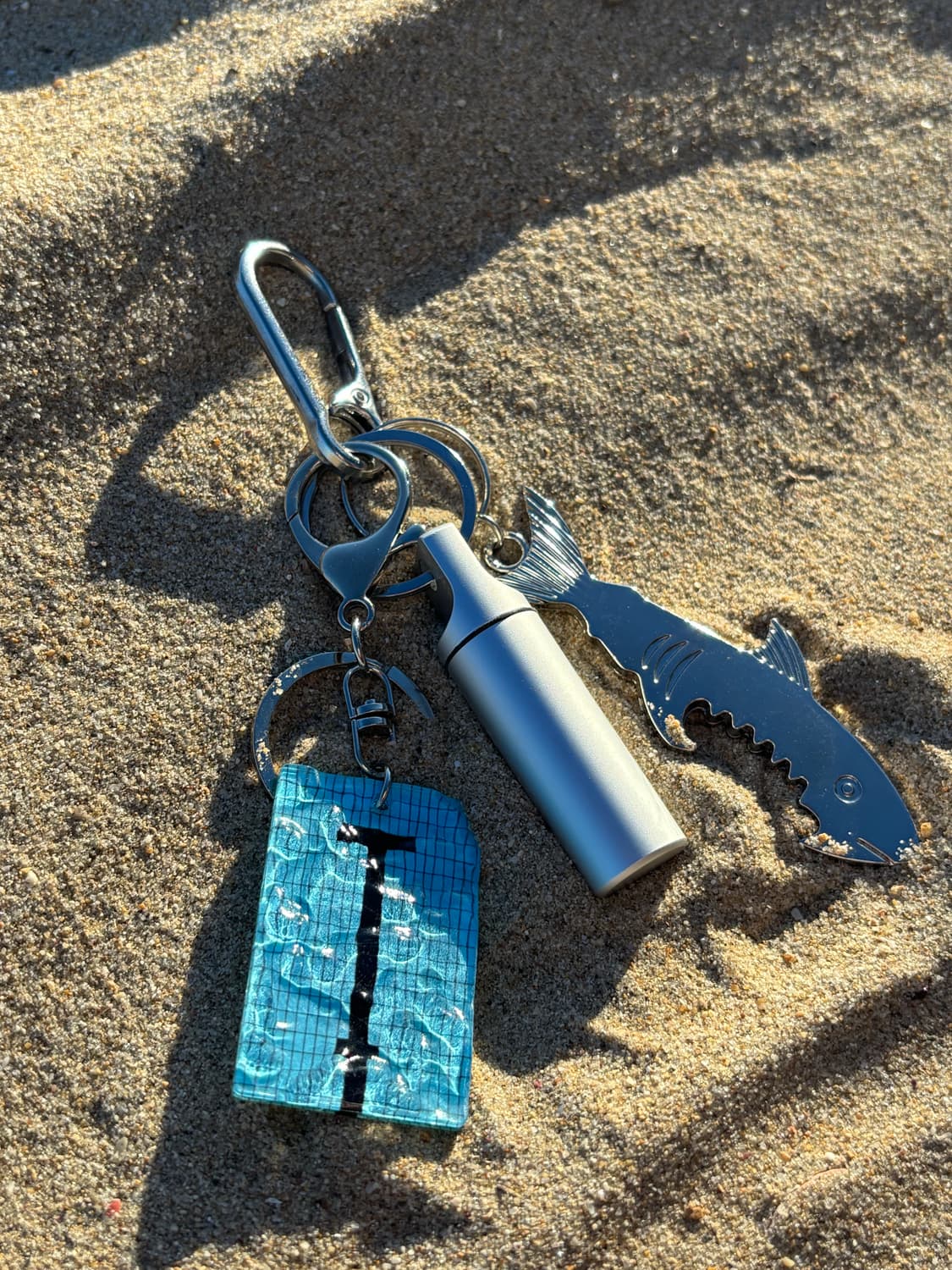 수영장 상어 bottle opener 키링 상품이미지1
