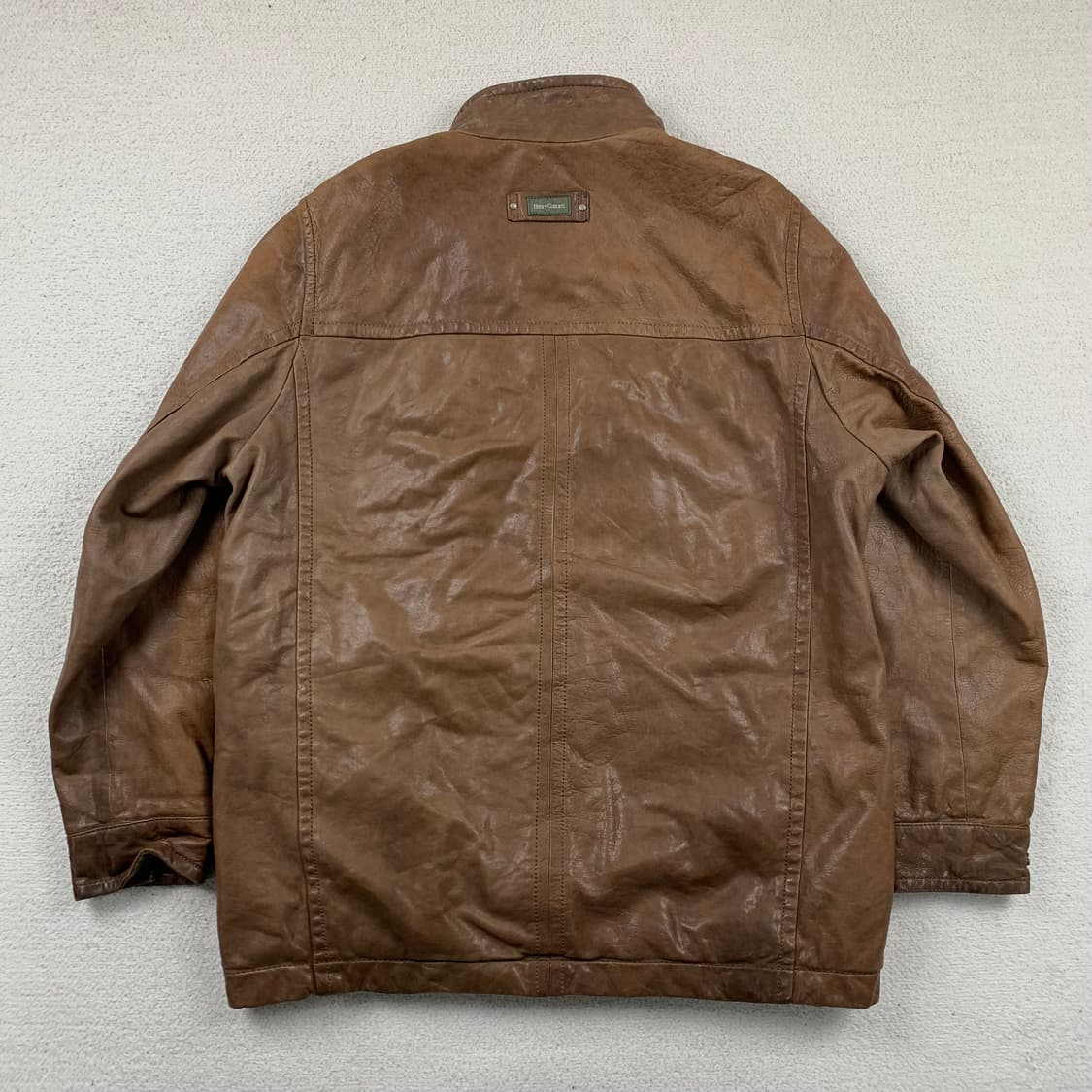 헨리 코튼 양가죽 헌팅 자켓 브라운  상품이미지7