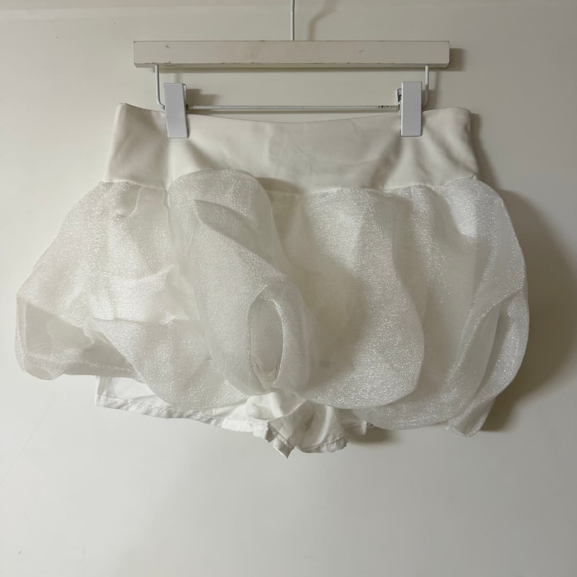 새상품 여자 쉬폰 펌킨 미니스커트 상품이미지1