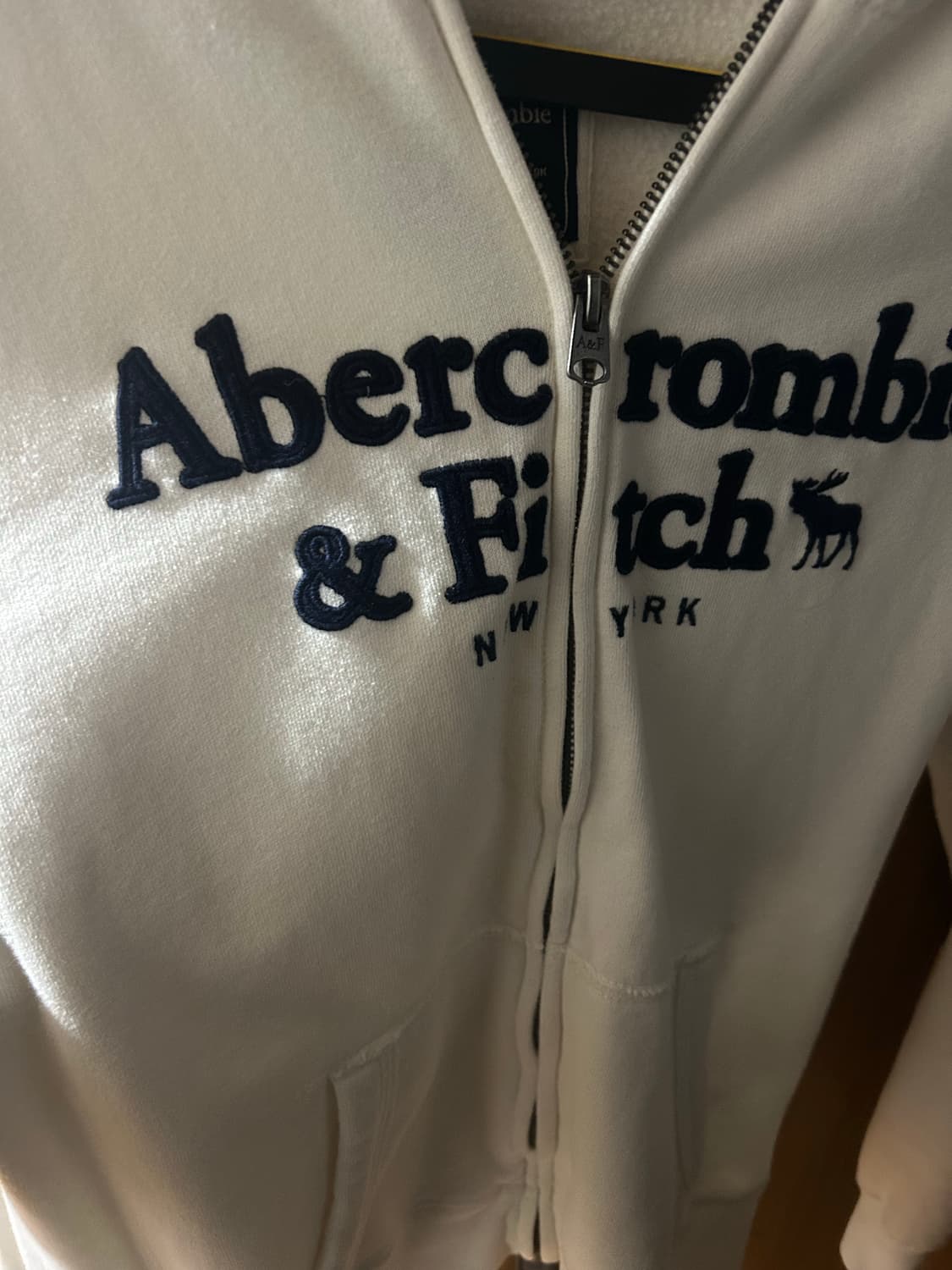 아베크롬비 대장 화이트 후드집업 상품이미지5