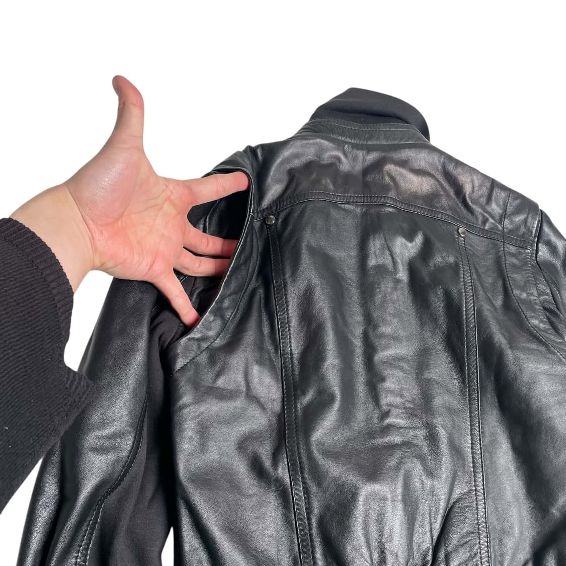 Patrizia pepe 스트랩 레더 자켓 (italy made) 상품이미지7