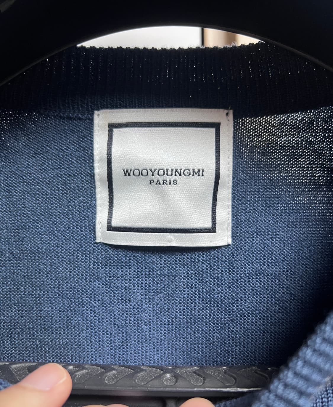 우영미 투톤 니트 상품이미지4