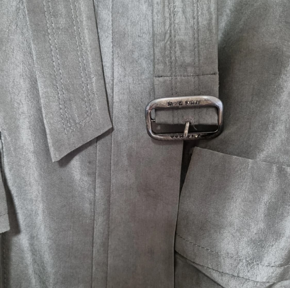 미샤 (MICHAA) 100% 실크 트렌치 코트 55 사이즈 상품이미지5