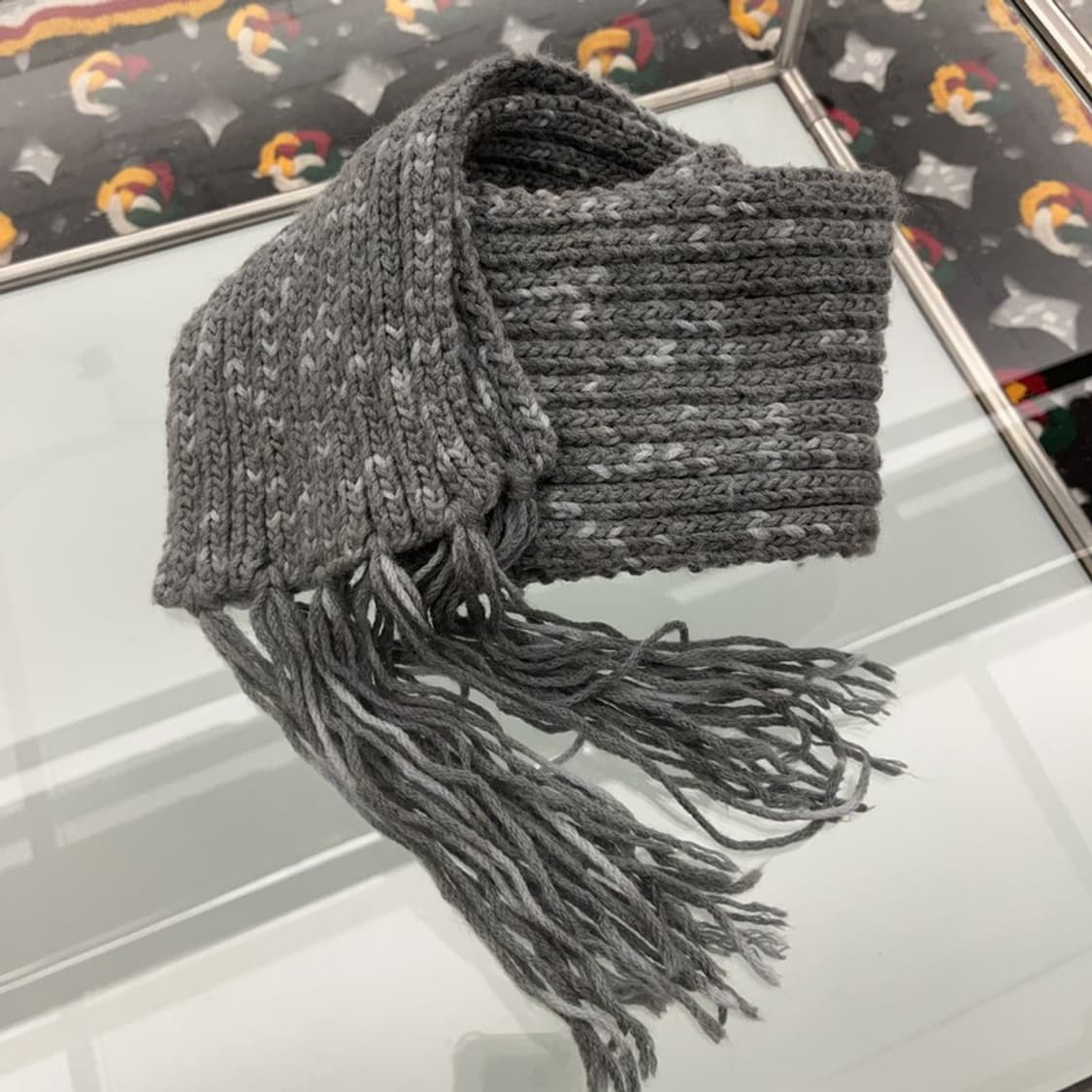 빈티지 베이직 폭닥 여리 뜨개 목도리 머플러C06916 상품이미지3