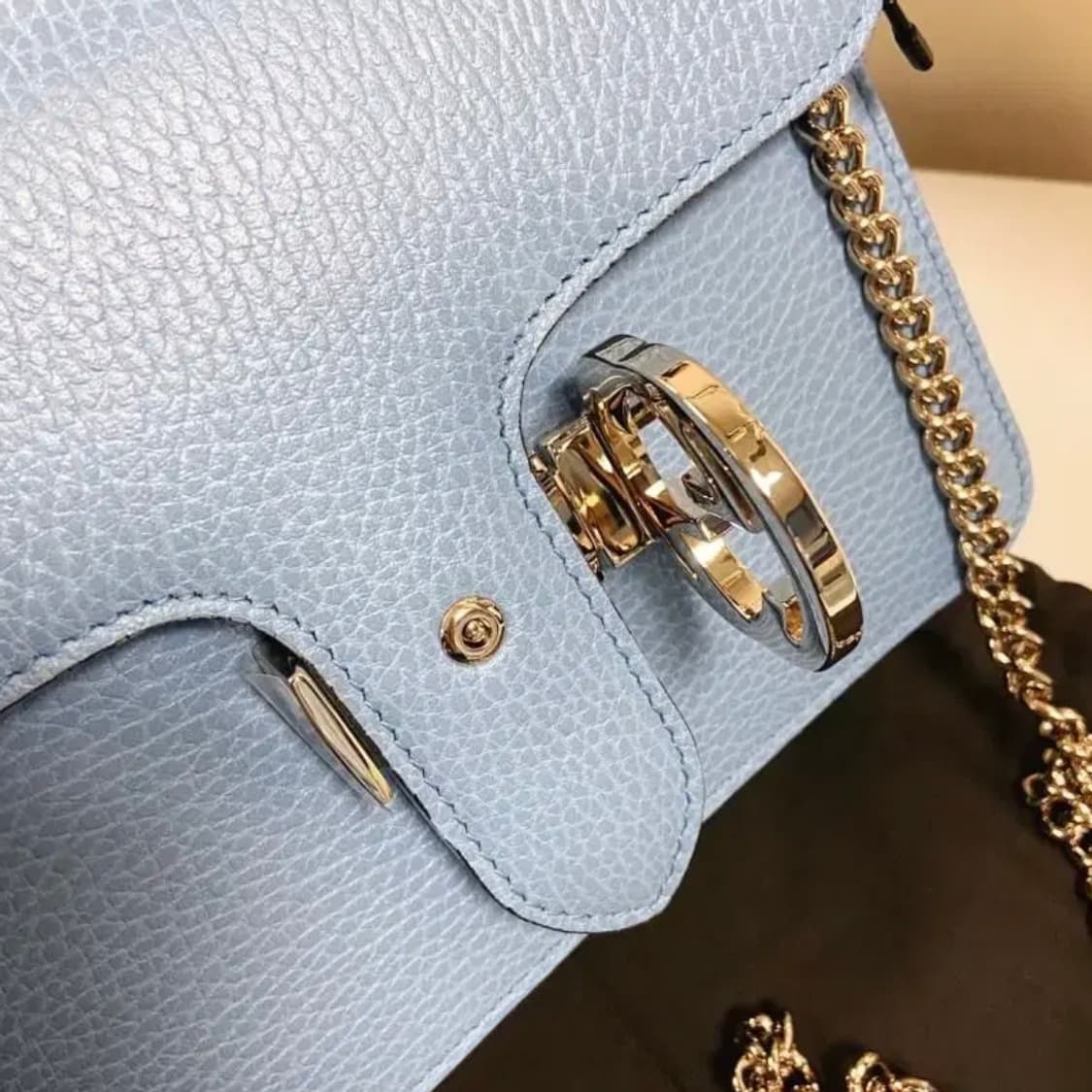 구찌 인터로킹 숄더백 (Sky Blue) 상품이미지6