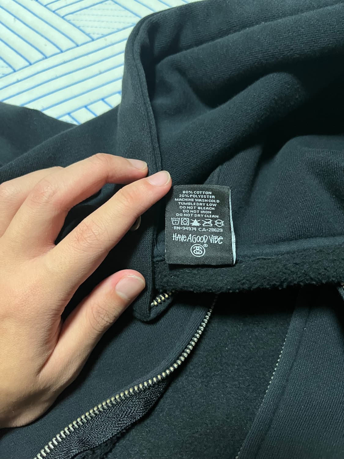 스투시 월드투어 후드집업 정품 급처 상품이미지6