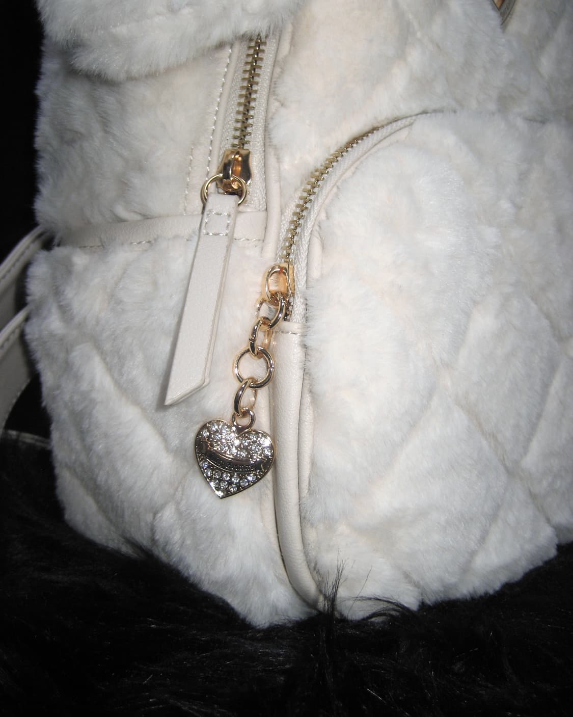 juicy couture 쥬시꾸뛰르 아이보리 퍼 백팩 가방 갸루 달천 상품이미지8