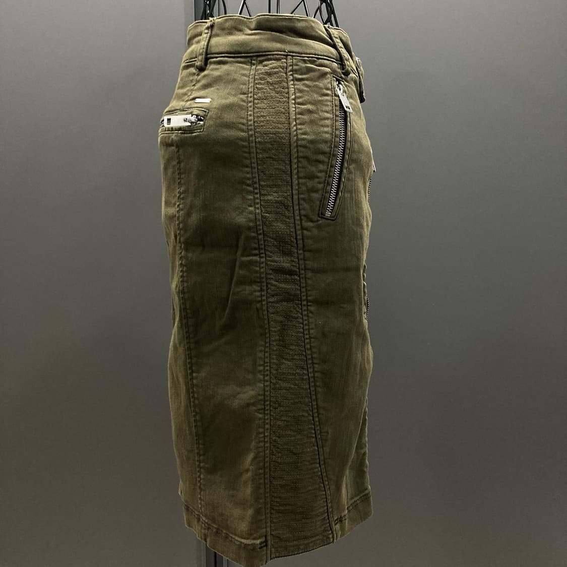 디젤 오픈 지퍼 스커트 상품이미지5