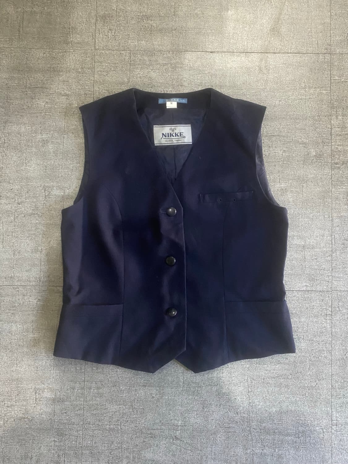 일본빈티지 Nikke 핀터깔y2k긱시크하이틴 베스트조끼자켓 상품이미지1