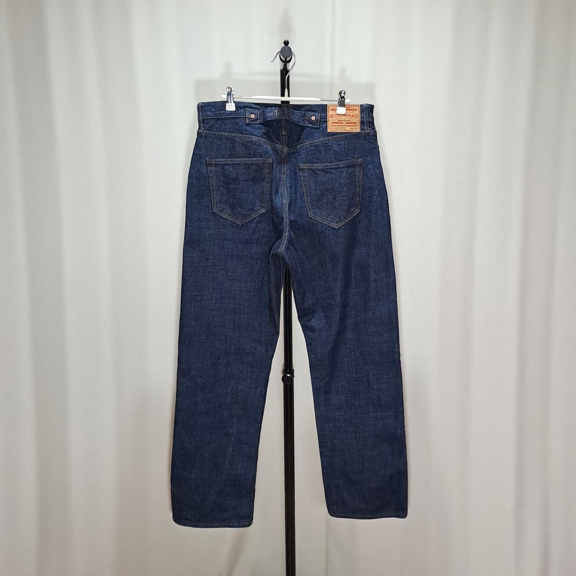 (택포) 아웃스탠딩 30S CINCH 백 셀비지 와이드팬츠 32 B234 상품이미지4