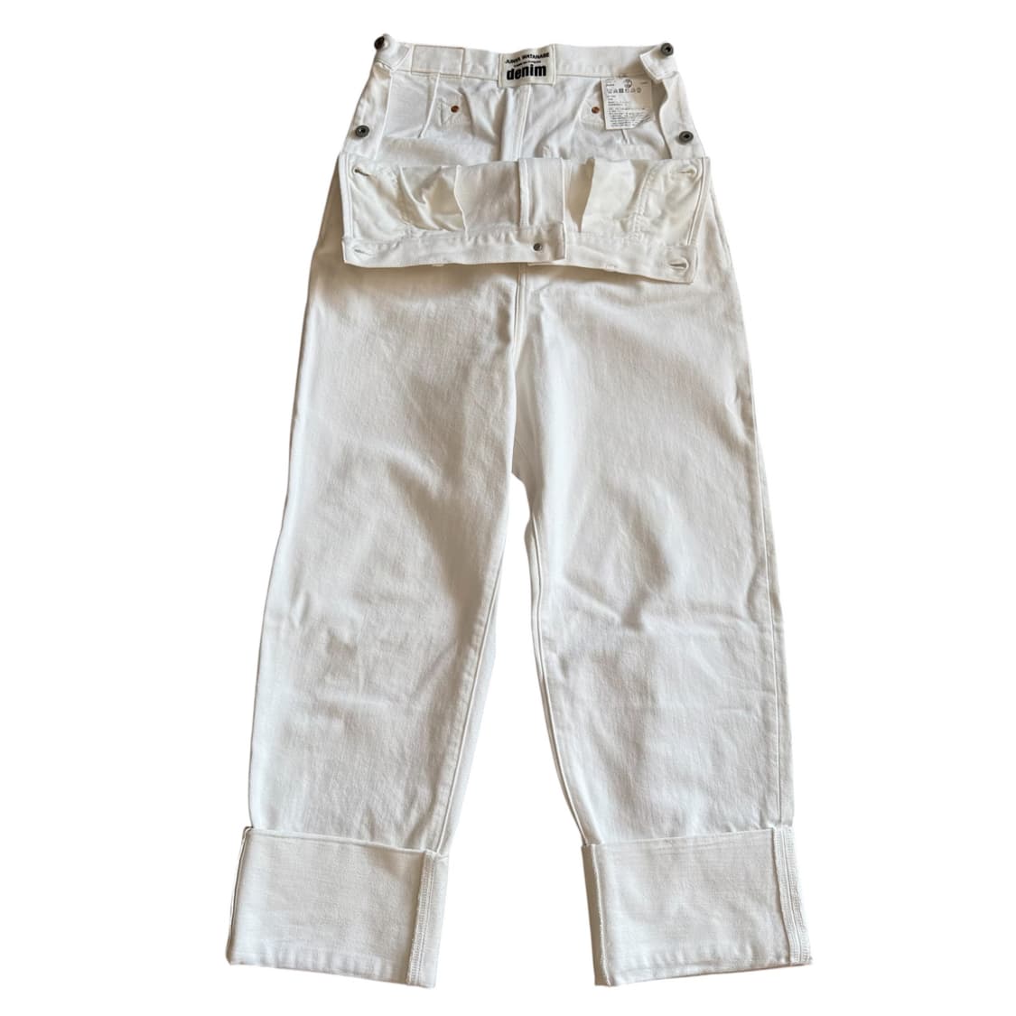 준야와타나베 롤업 신치백 데님  상품이미지3