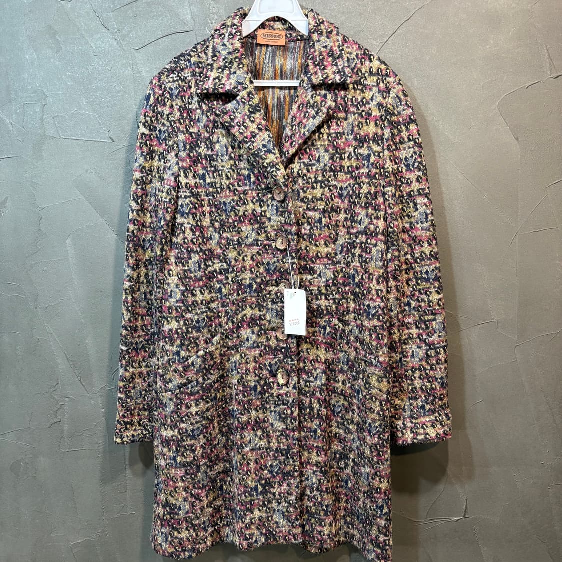 [42] MISSONI 미쏘니 트위드 패턴 코트 상품이미지1