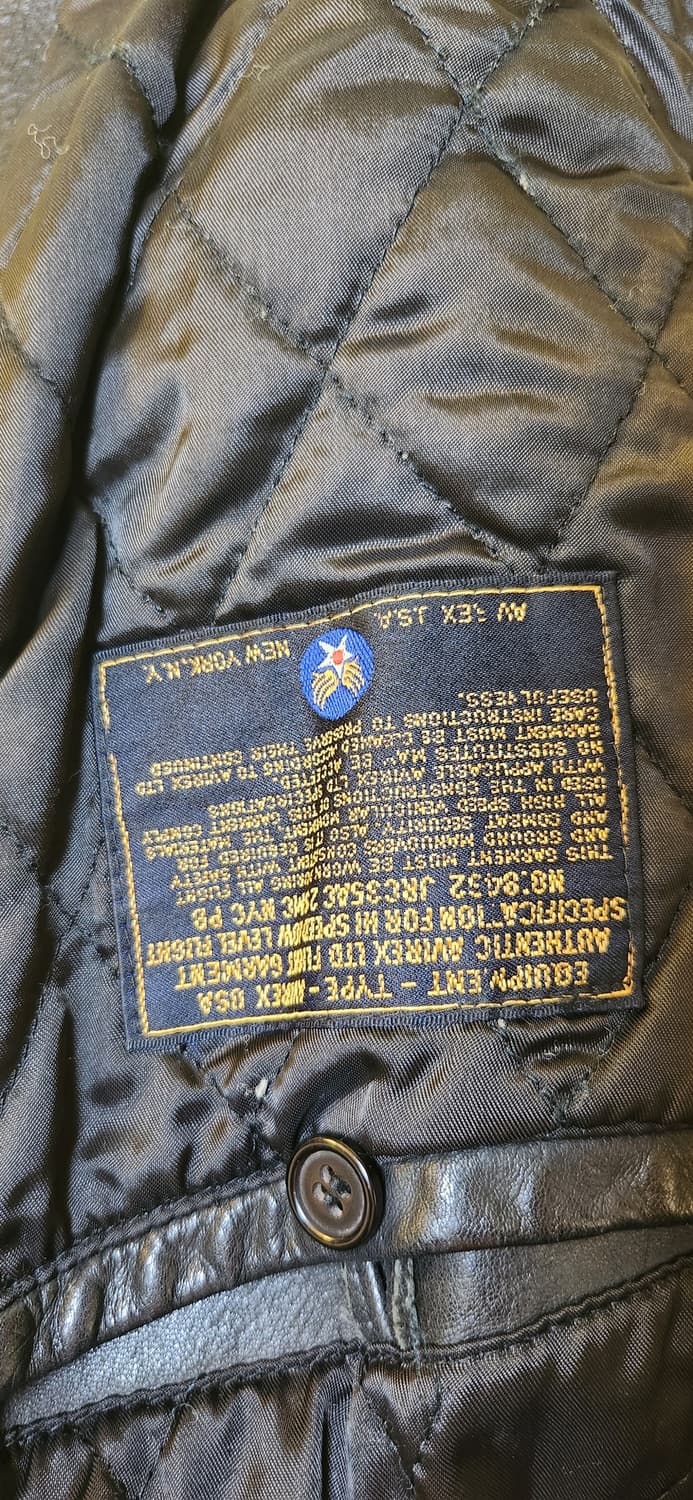 아비렉스 아이콘 가죽자켓 S 빈티지 상품이미지3