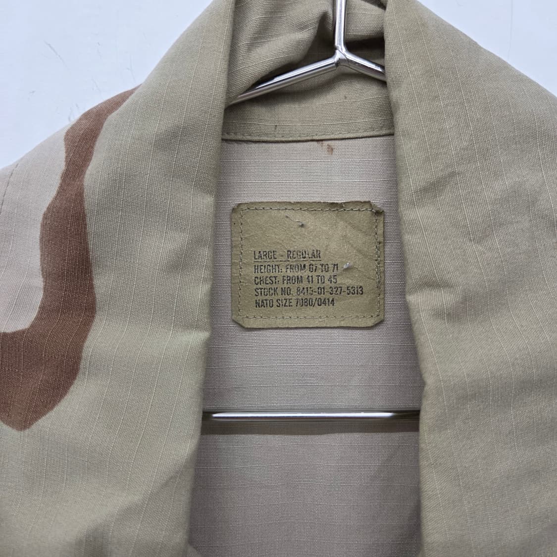 US ARMY 사막 패턴 야상 자켓 남XL 상품이미지4
