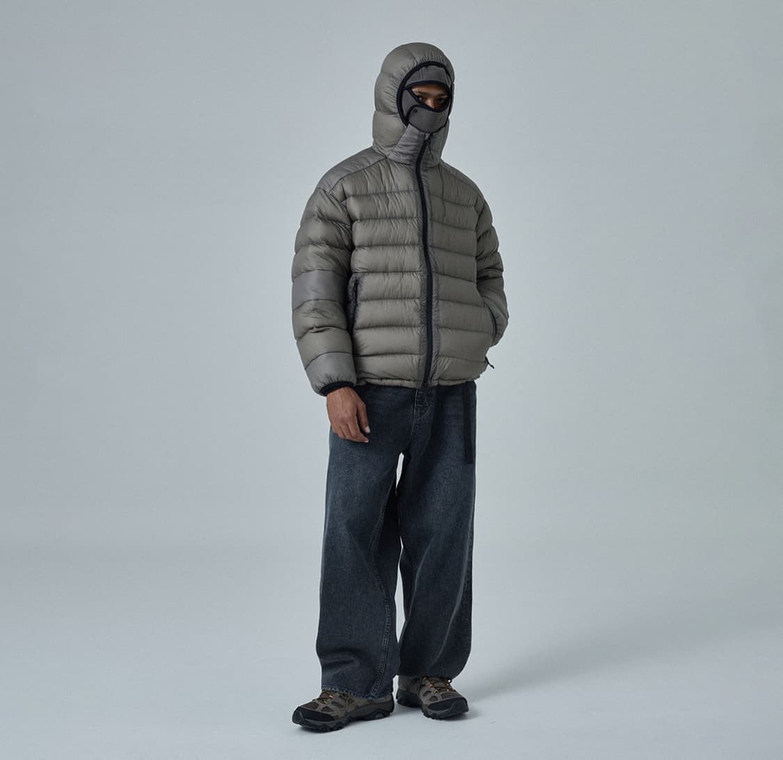 [3] 모이프 AW25 헬리움 다운 자켓 경량패딩 시어올리브 상품이미지2