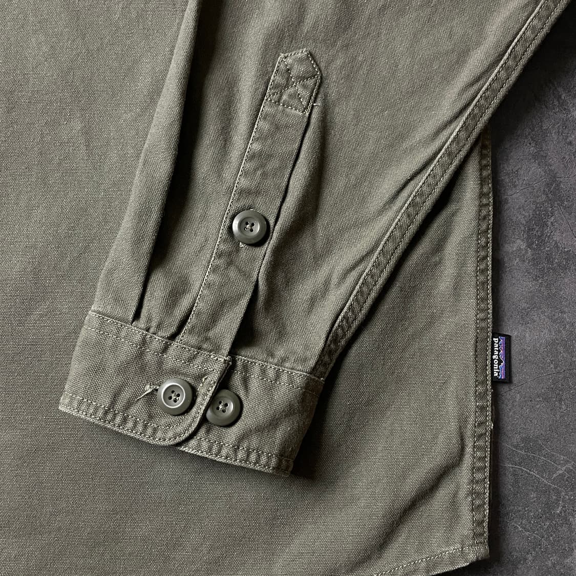 PATAGONIA 파타고니아 빈티지 카키 코튼 셔츠 A00537 상품이미지6