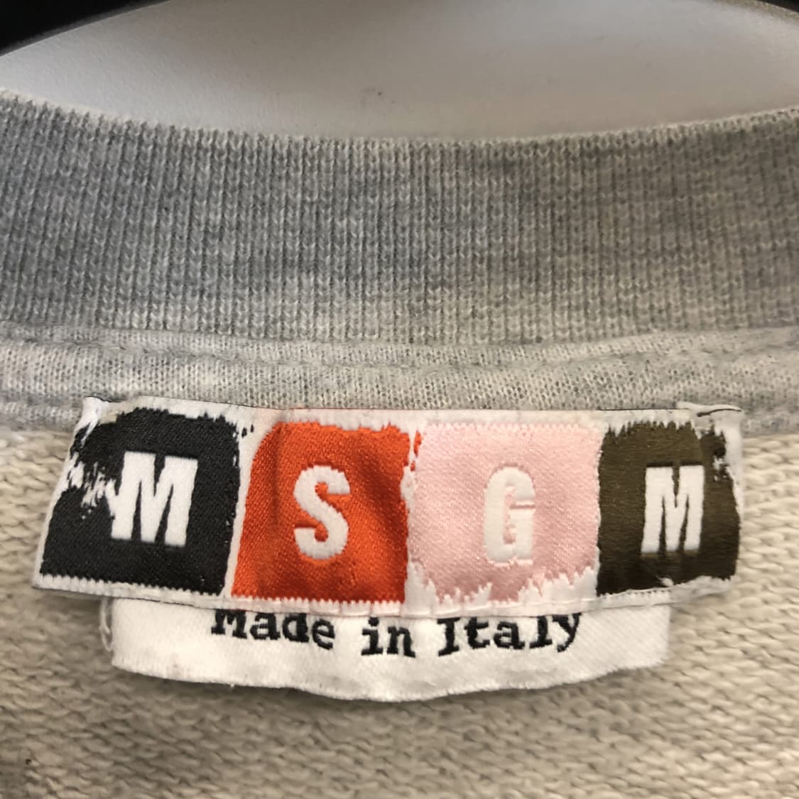 MSGM 밀라노 그레이 맨투맨 L 상품이미지5