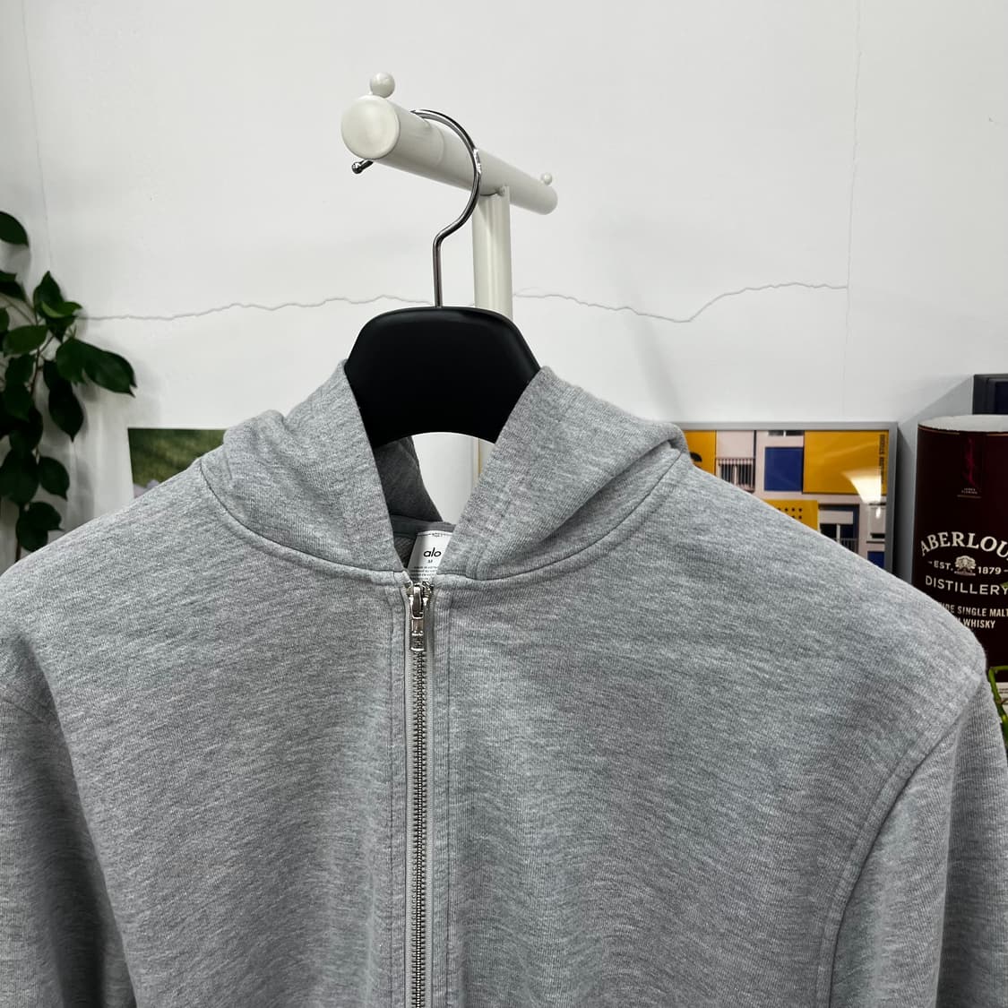 알로 크롭 후드집업 M 상품이미지2