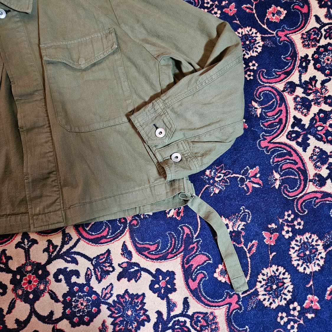 레그앤본 밀리터리 루즈핏 숏 버튼 야상 S size 상품이미지4