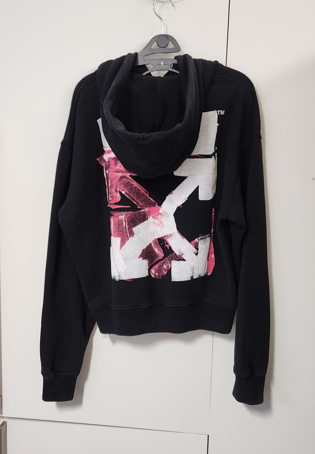 오프화이트 정품 마커 애로우 후드티 S 상품이미지2