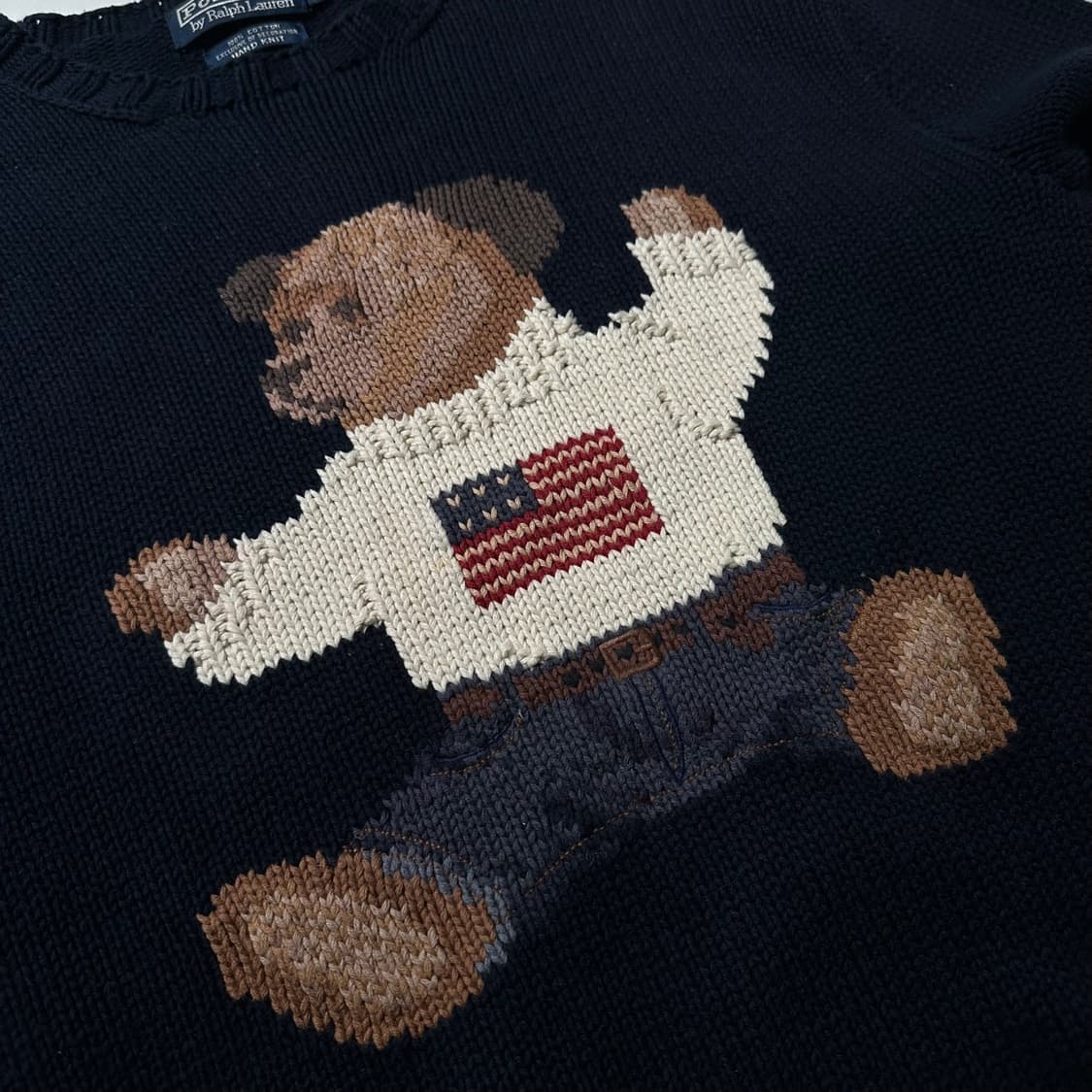 폴로 랄프로렌 싯다운 베어 라운드 핸드 니트 상품이미지6