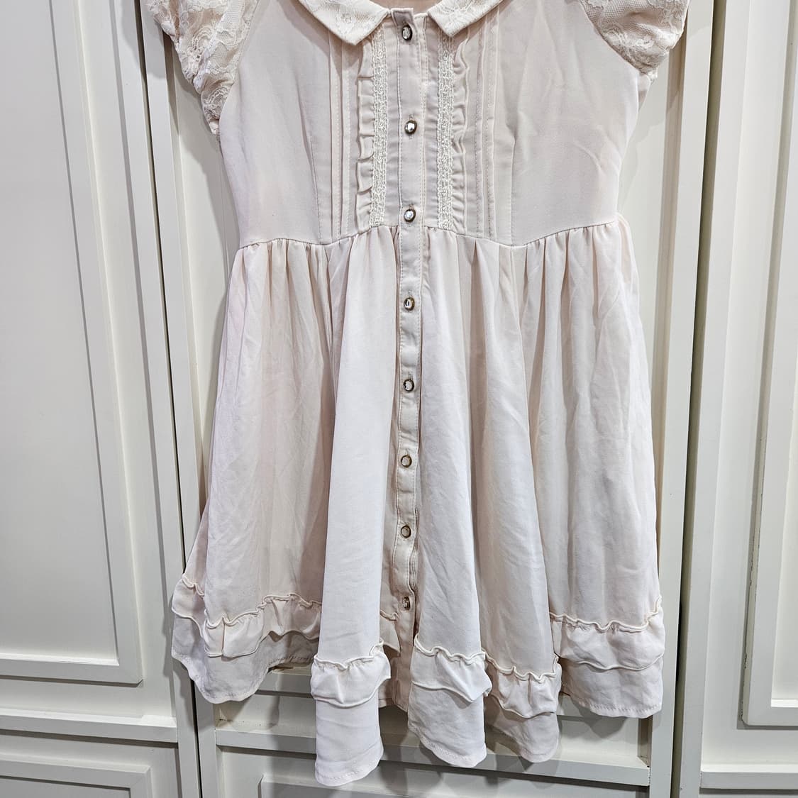 엑시즈팜(Axes femme) 레이스 리본 원피스 상품이미지5