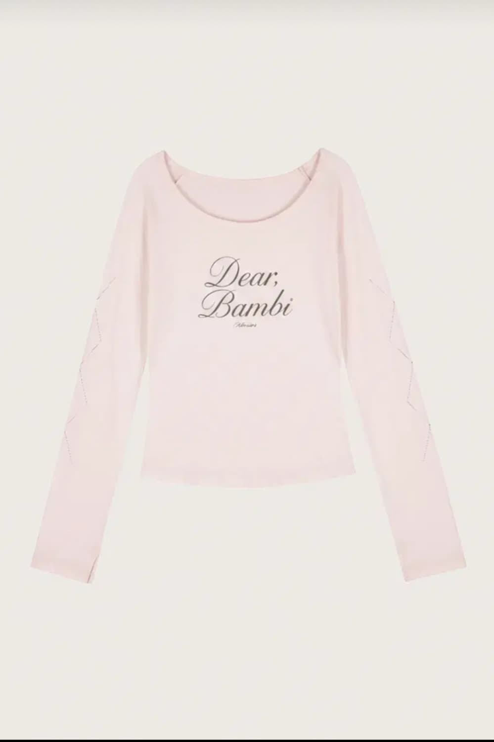 (새상품) 클리시어 시그니쳐 밤비 롱슬리브 탑 판매합니다 상품이미지1