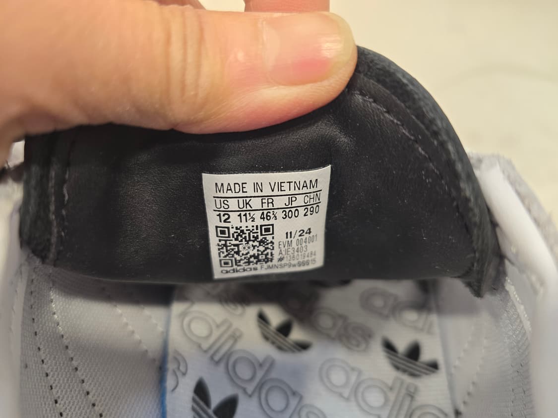 거의새거) 아디다스 스페지알 핸드볼 스니커즈 화이트 블랙 300 상품이미지7