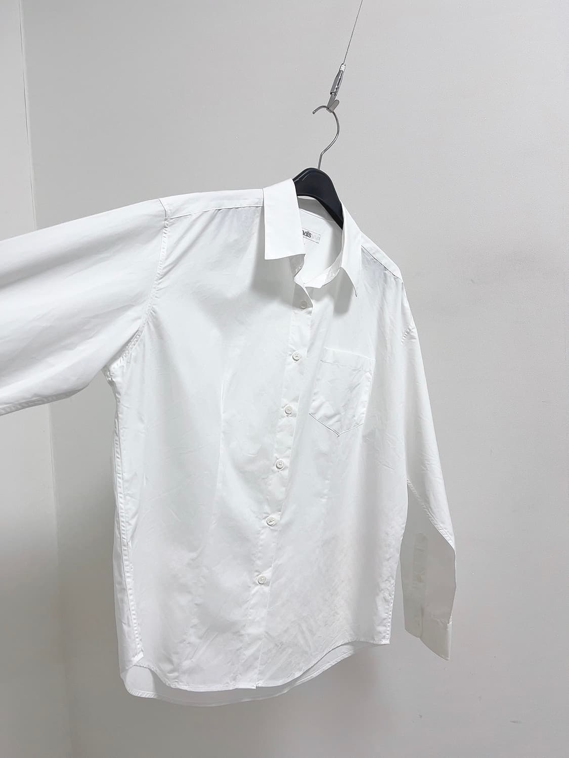 마이스 화이트 코튼 셔츠 상품이미지4