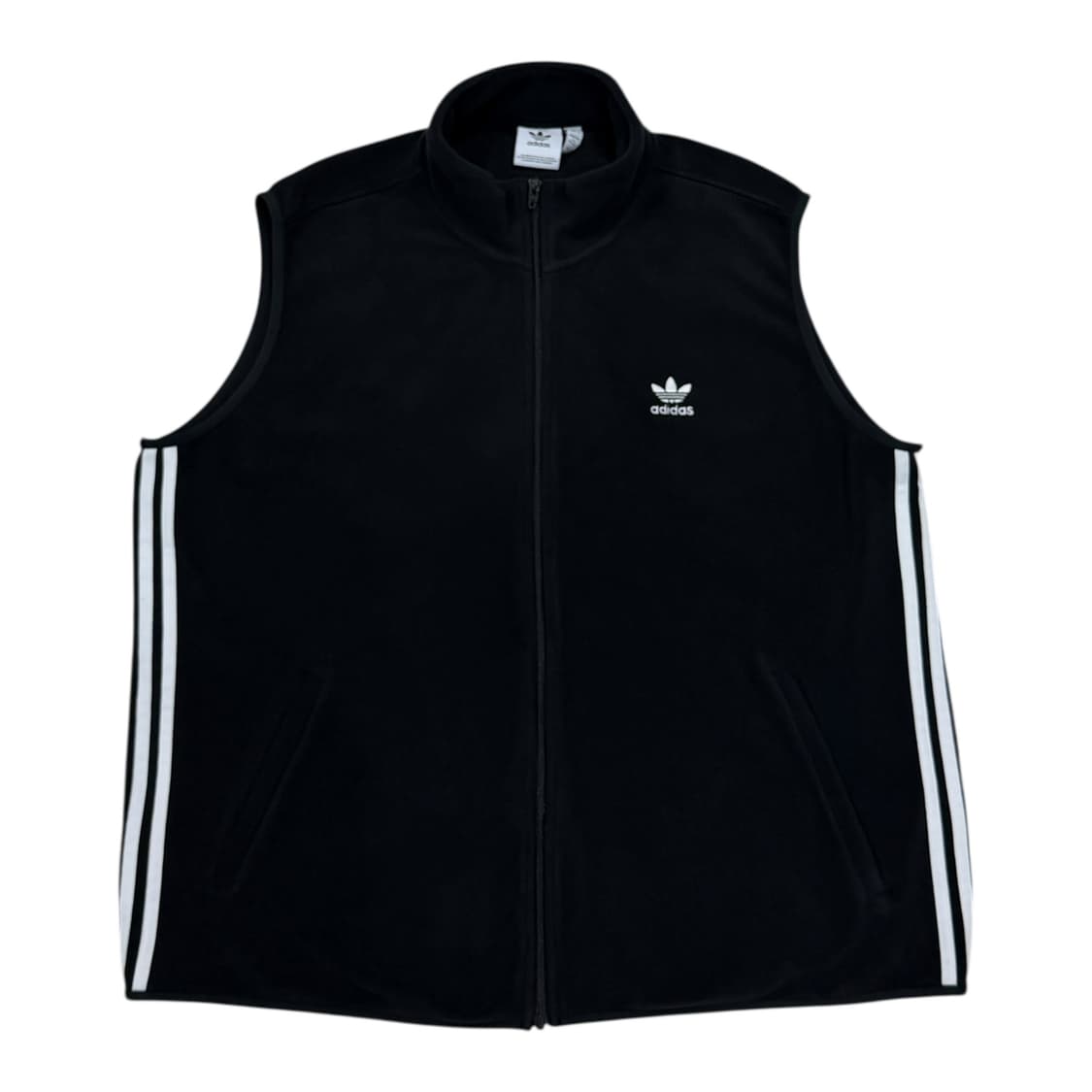 아디다스 빈티지 3S 삼선 플리스 베스트 조끼 블랙 2XL 상품이미지1