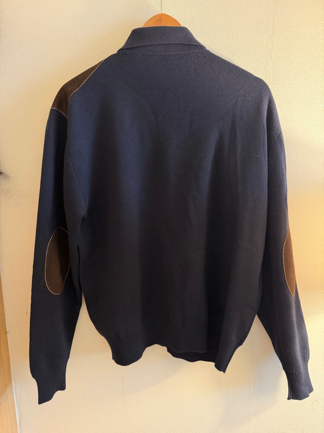 미우미우 miumiu 울 및 가죽 지퍼 가디건 38 사이즈 상품이미지7