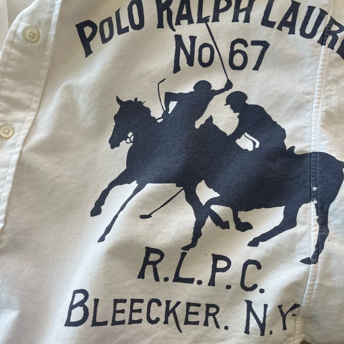 Polo 빅로고 화이트 셔츠 상품이미지9