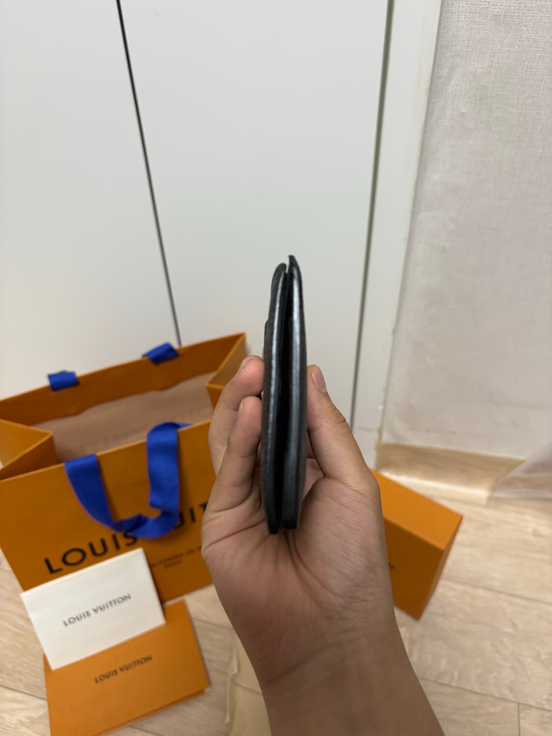 (새상품급, 풀구성) 루이비통 이클립스 멀티플 반지갑 상품이미지6