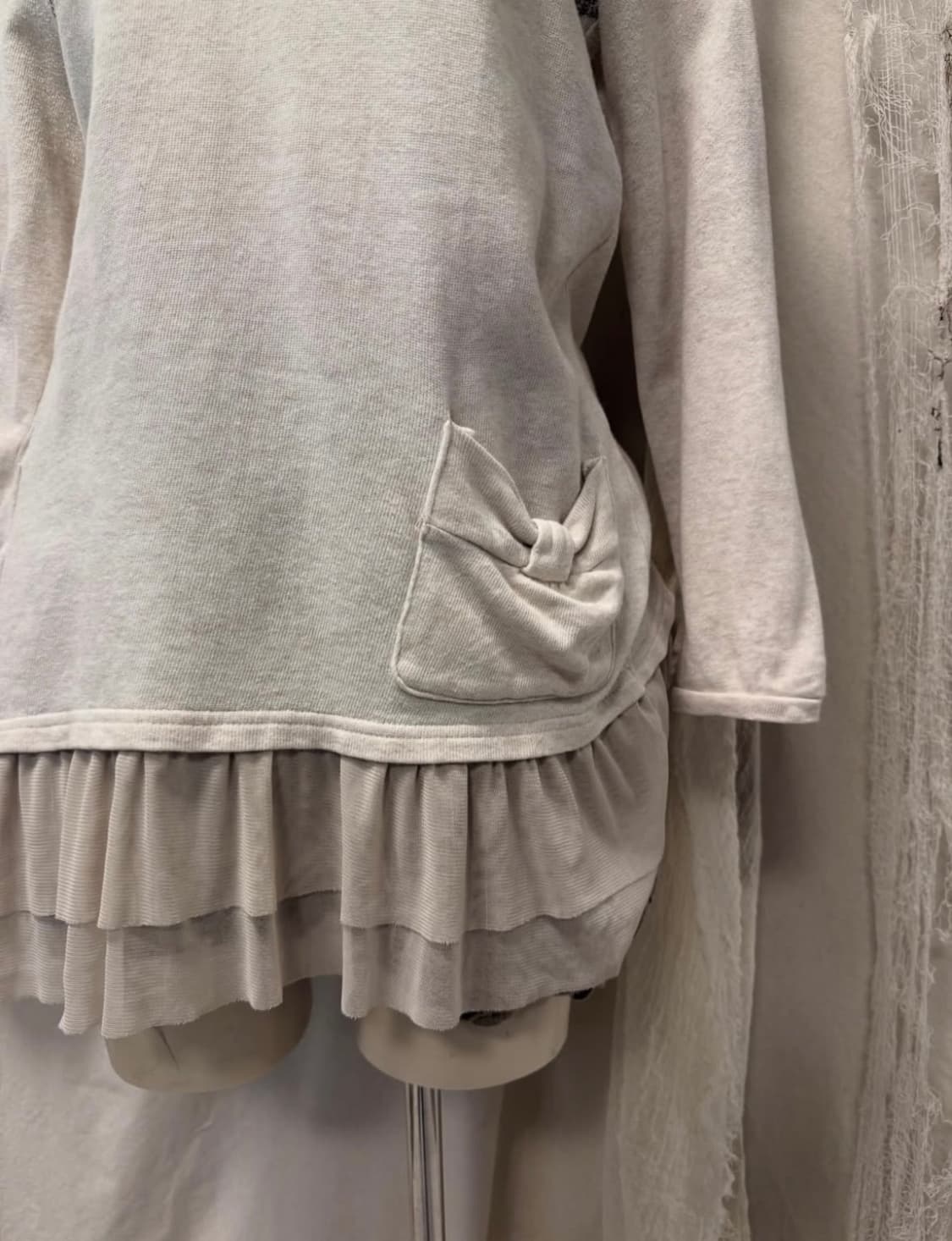 SLY Soft White Fur Layered Set 상품이미지6