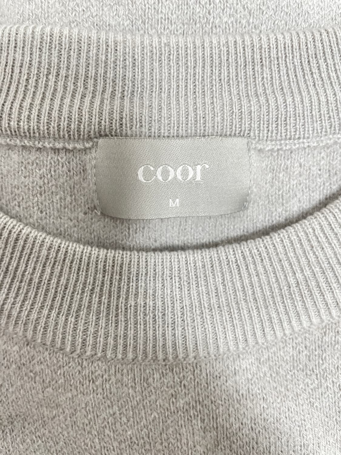 쿠어(COOR) 캐시미어 혼방 라운드 니트 상품이미지7
