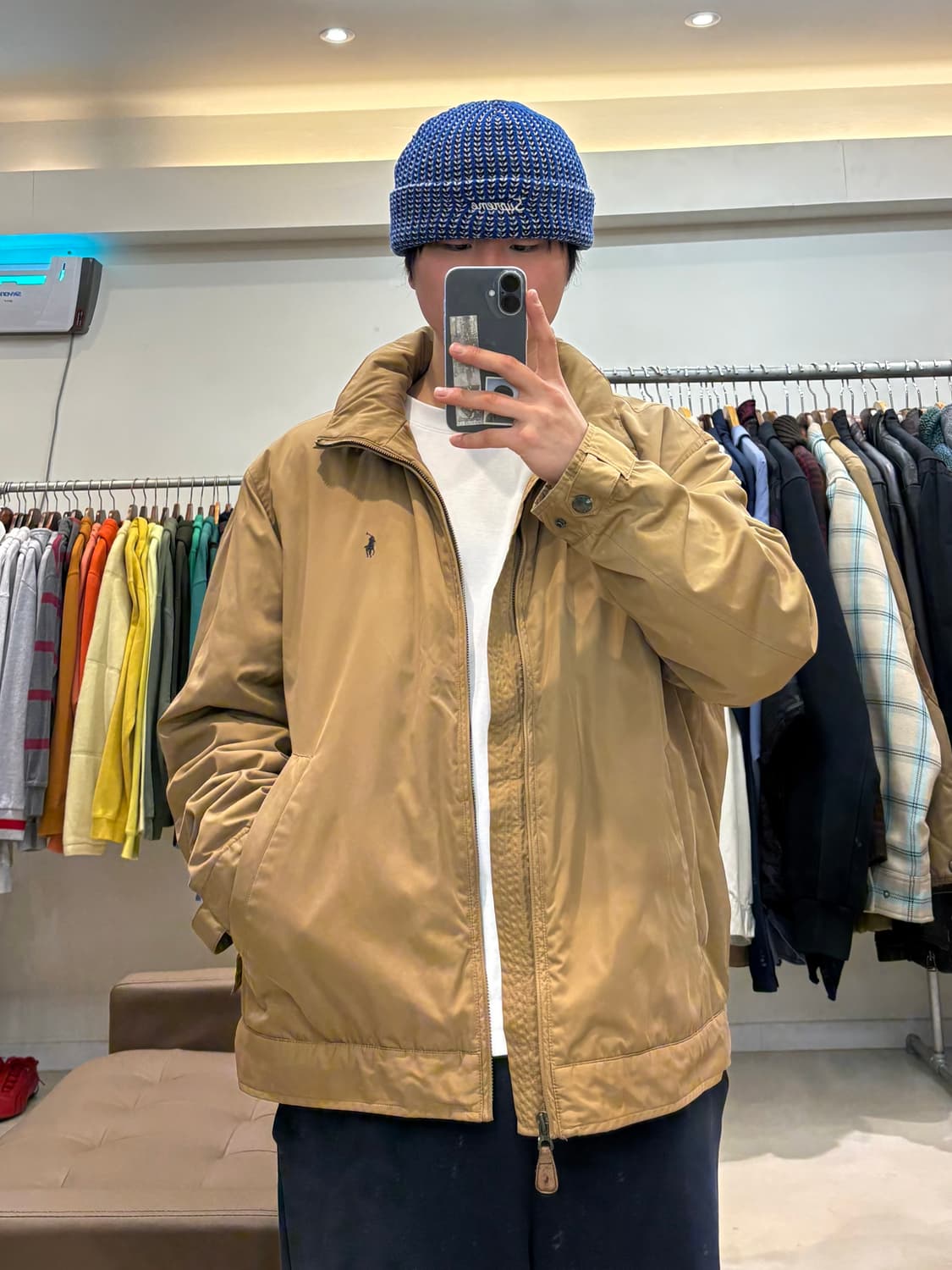 폴로 랄프로렌 기모 나일론 페리자켓 상품이미지8