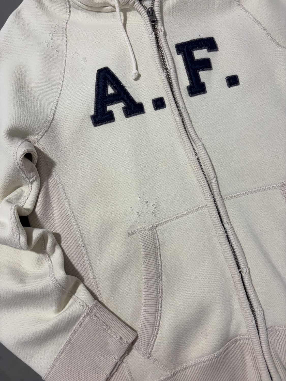 아베크롬비 크림 후드집업  상품이미지5