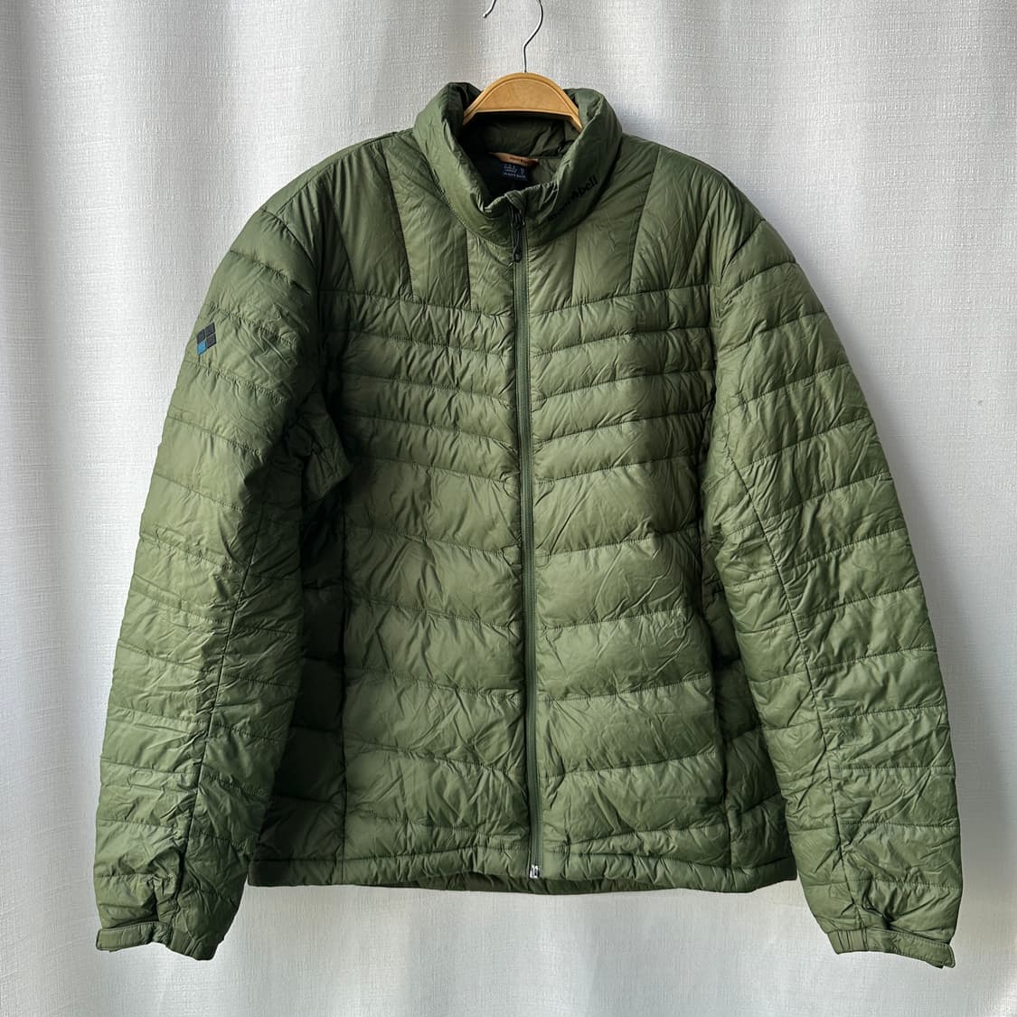 몽벨 경량 다운 자켓 카키 100(L) 상품이미지1