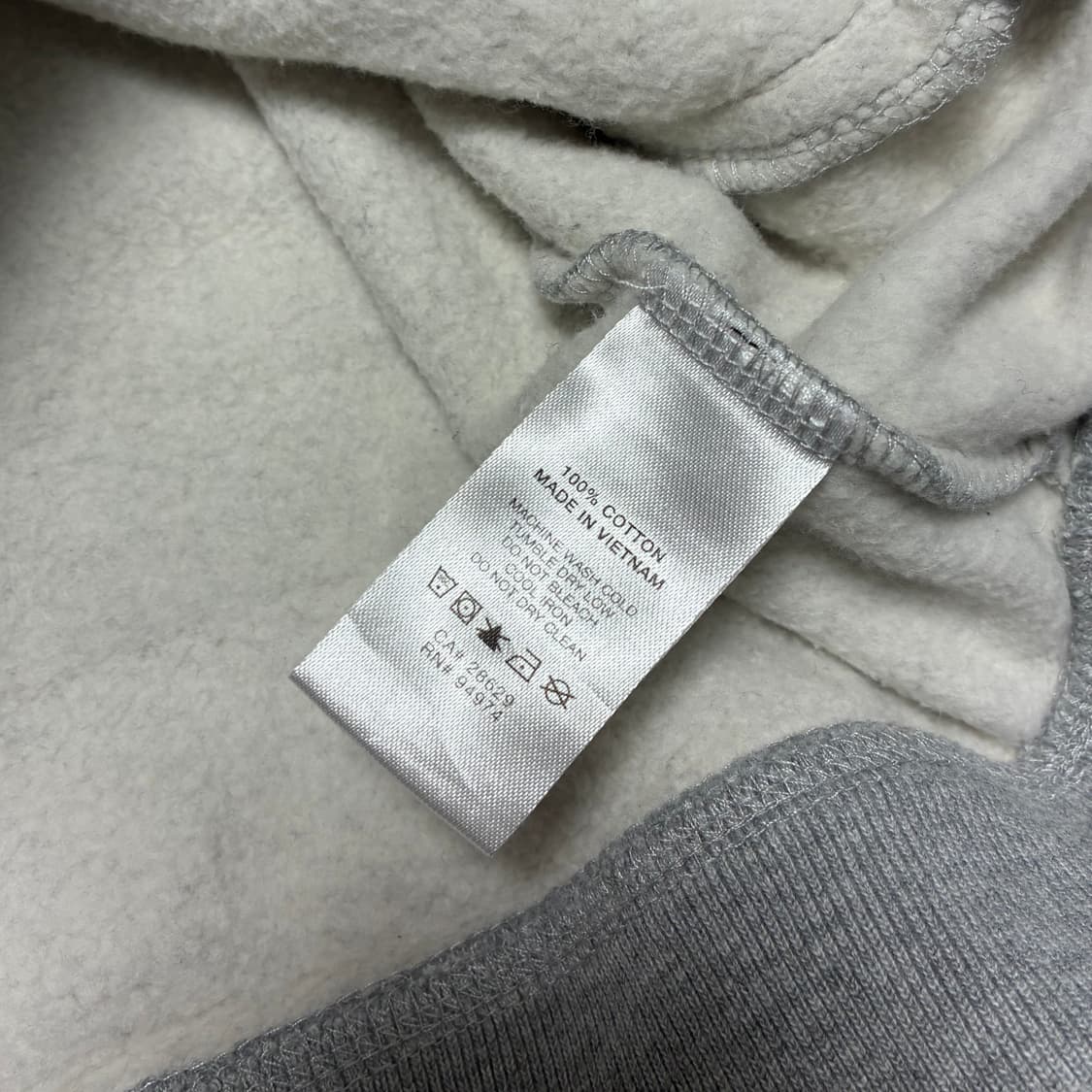 m 스투시 반집업 하프집 맨투맨 그레이 상품이미지7