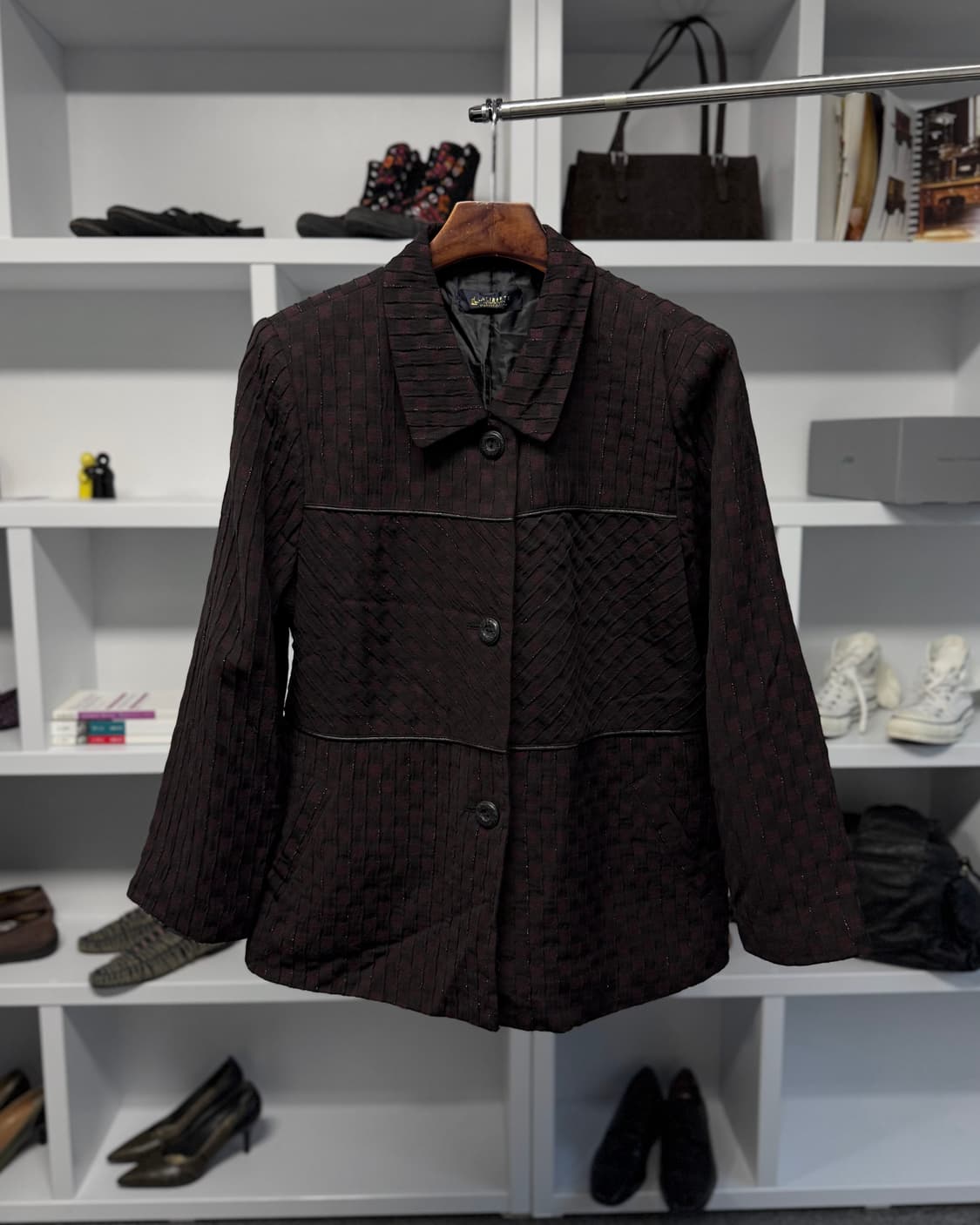 laliberte 체크 자켓 상품이미지1