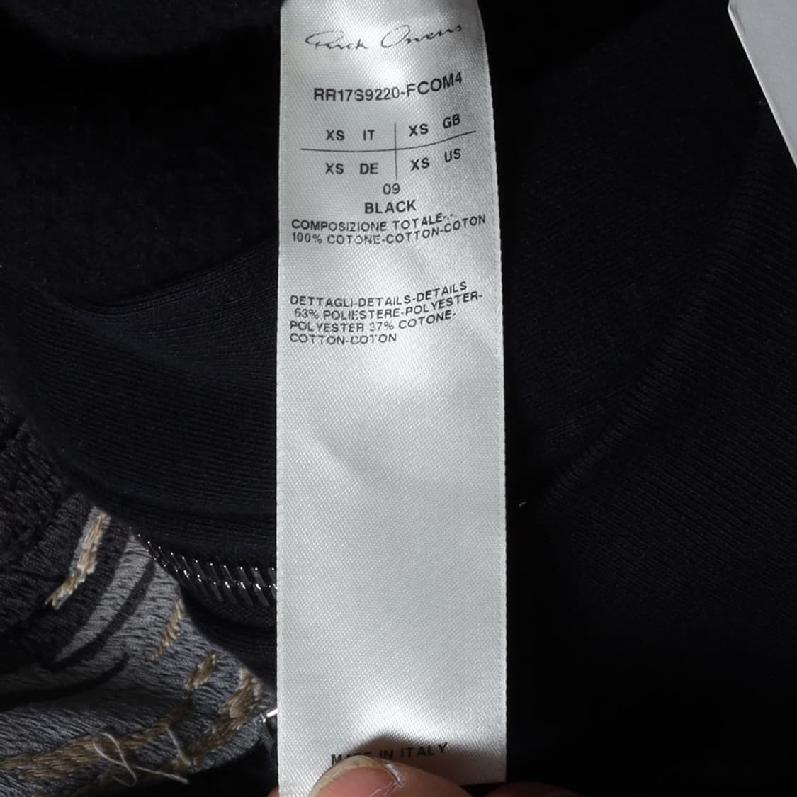 릭 오웬스 Rick Owens Walrus Patchwork Zip Up 상품이미지8