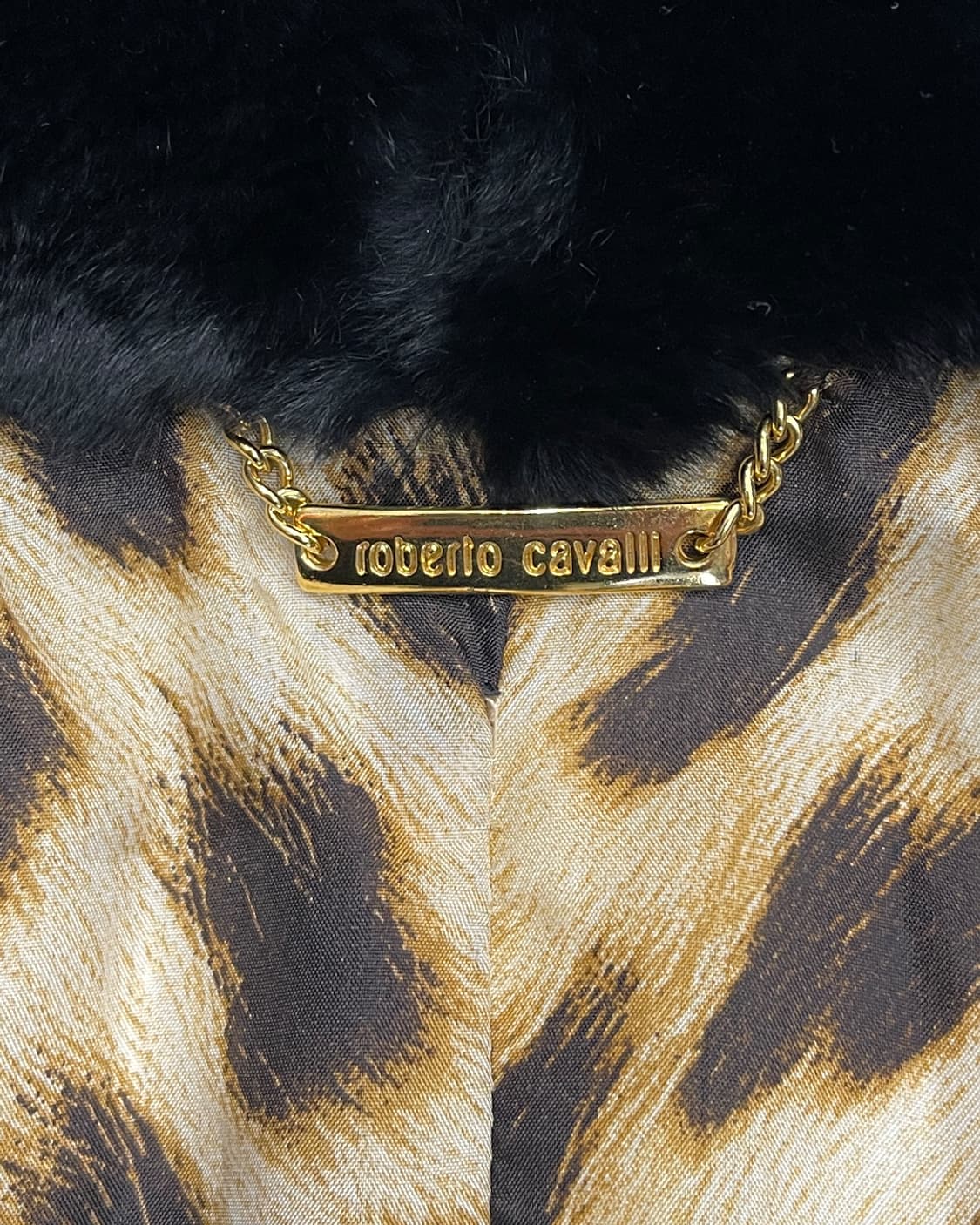 로베르토 까발리 05AW 퍼 하이넥 푸퍼 자켓 상품이미지9