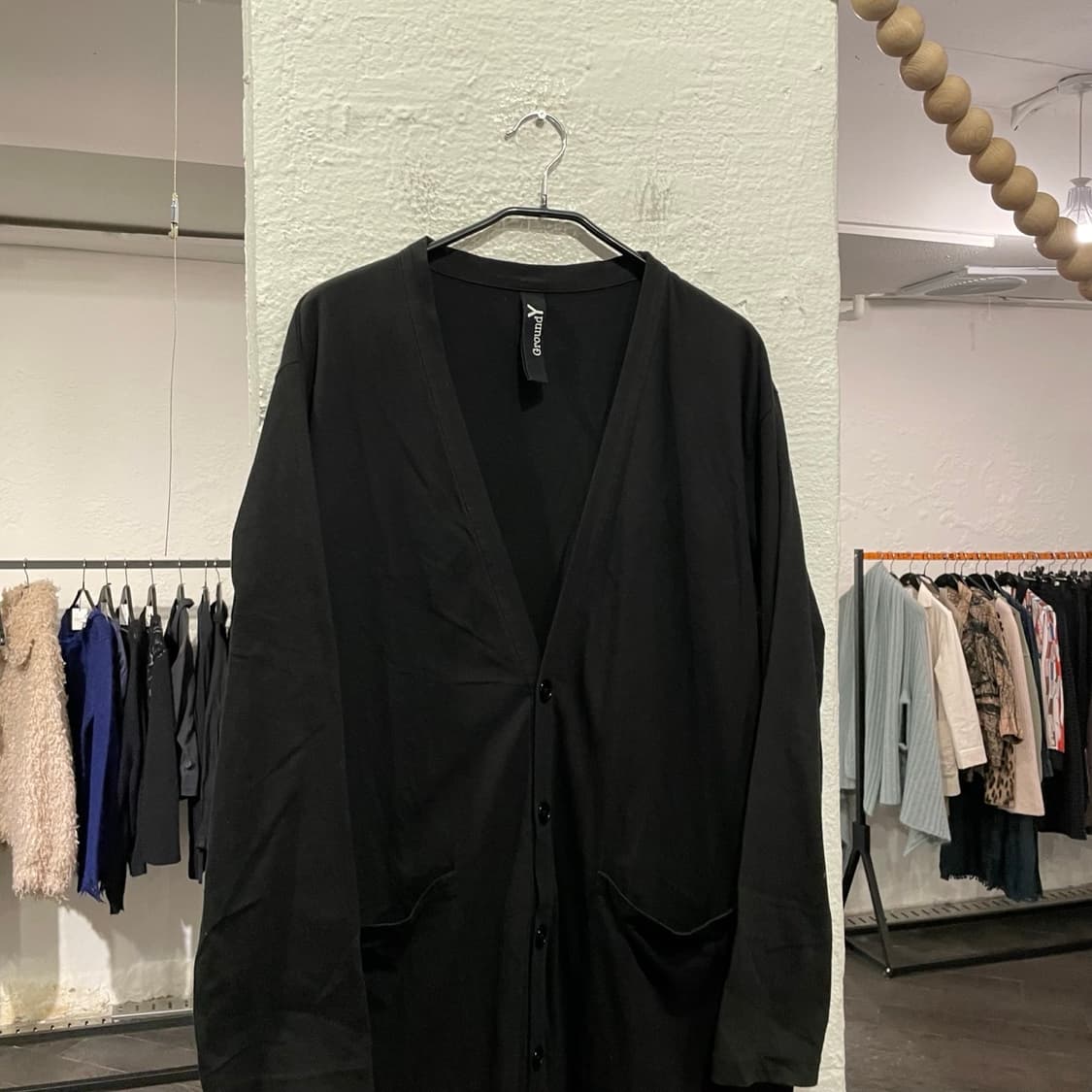 요지야마모토 롱 가디건 상품이미지2