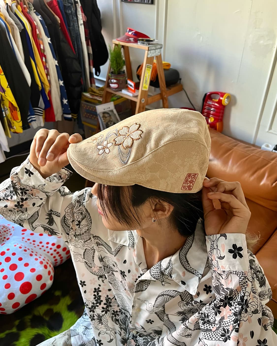 Karakuri Tamashii Sakura Hunting Cap 상품이미지2