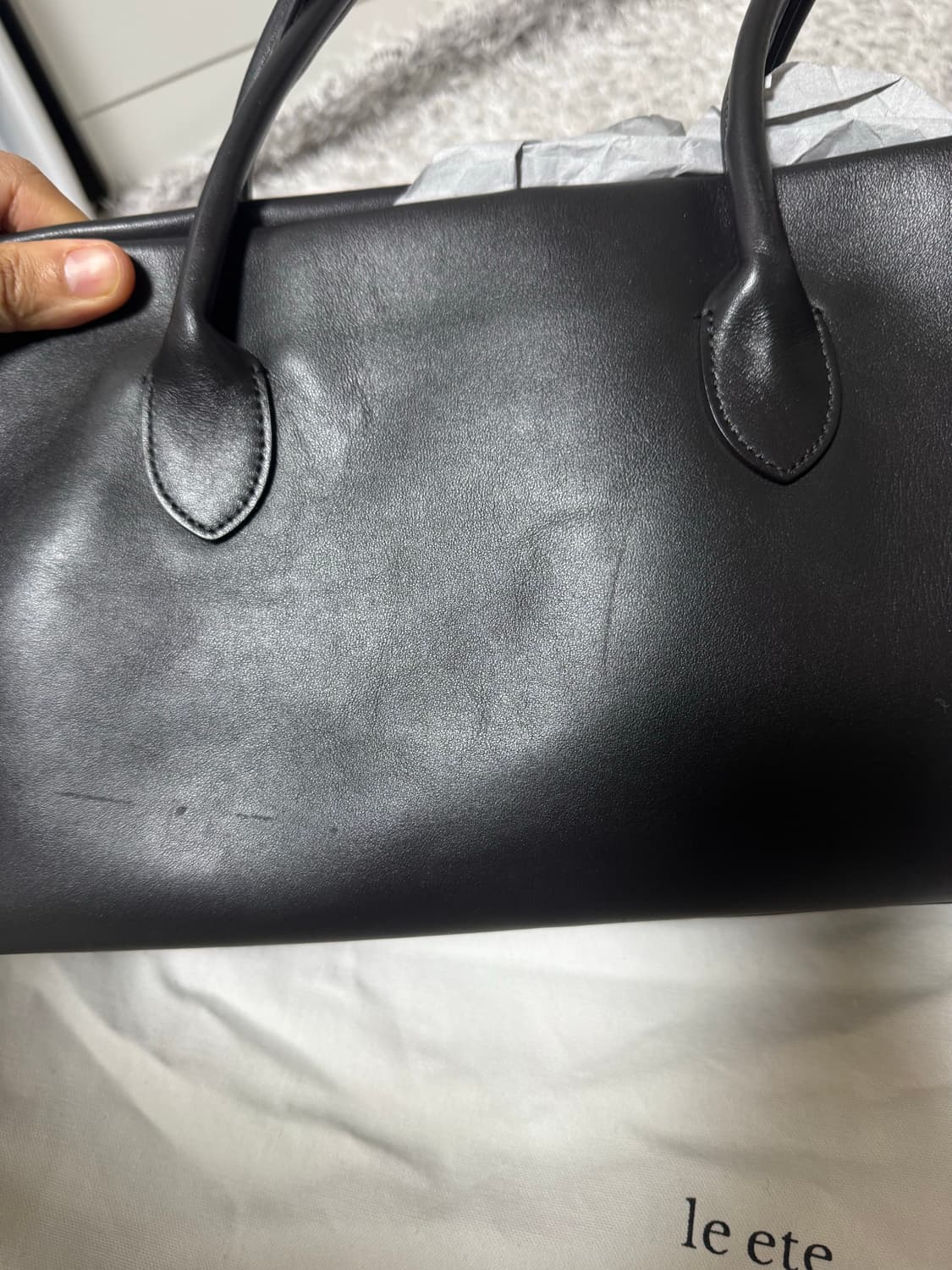 르에떼 캐리백 carry bag 다크브라운 상품이미지7