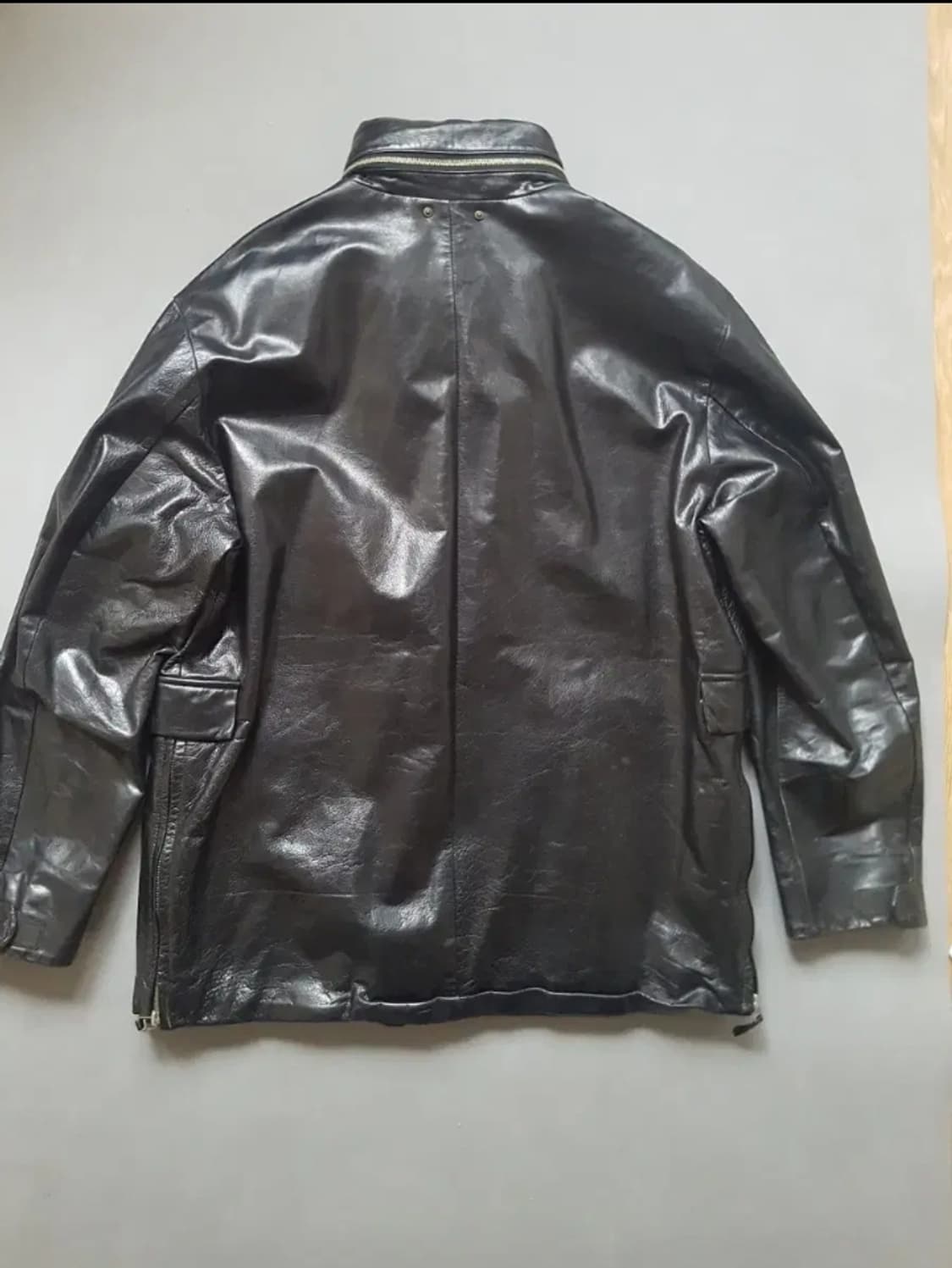 [105] 씨피컴퍼니 100% 소가죽 렌즈 자켓 점퍼 XL 상품이미지8