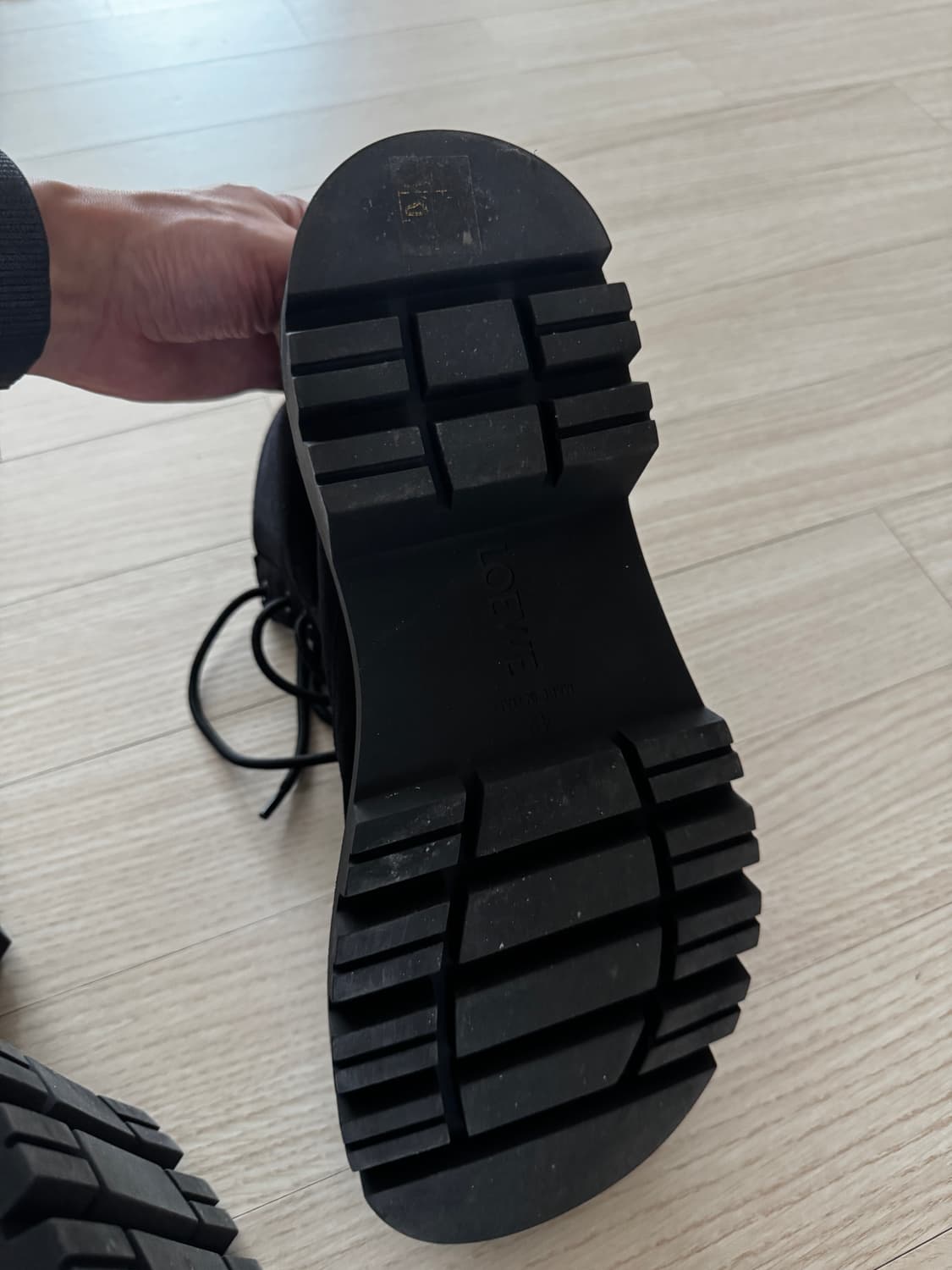 로에베 Loewe 시에라 컴뱃 앵클 부츠 블랙 42사이즈 상품이미지7